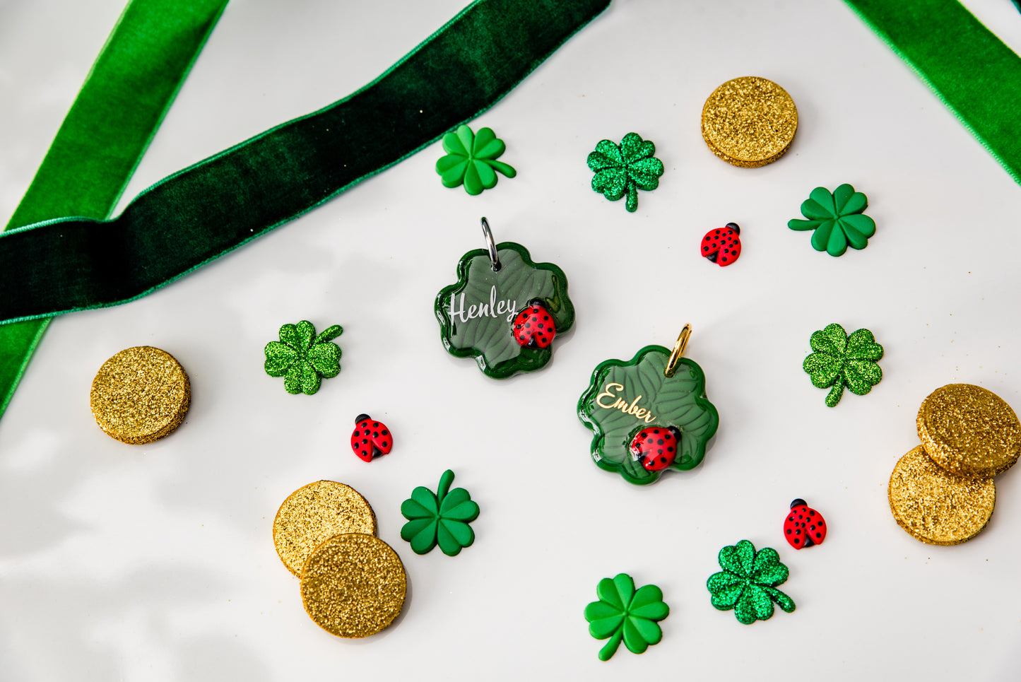 Lady Bug Shamrock