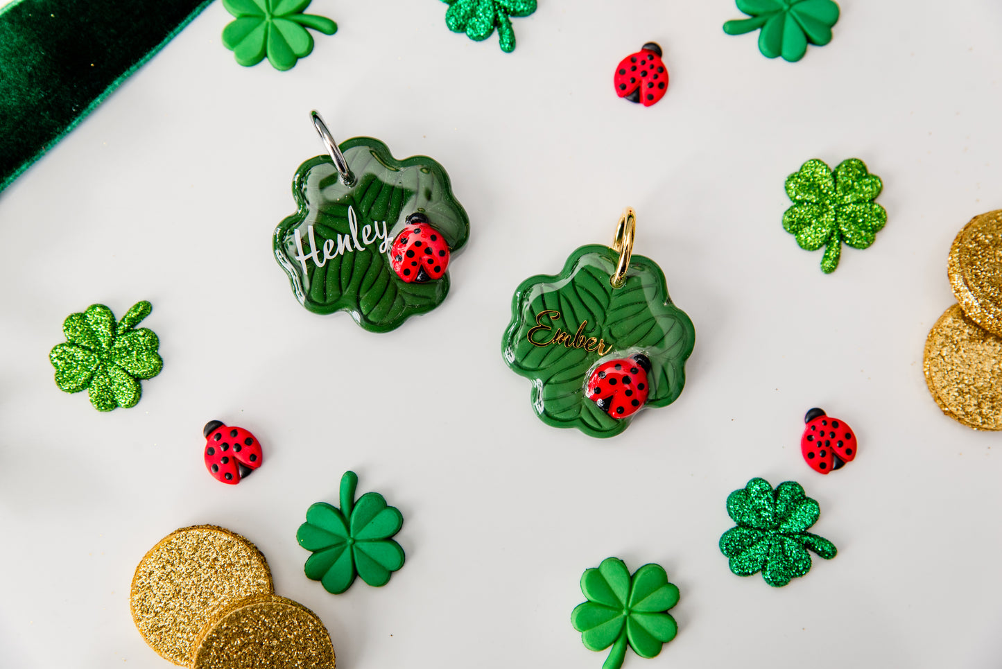 Lady Bug Shamrock