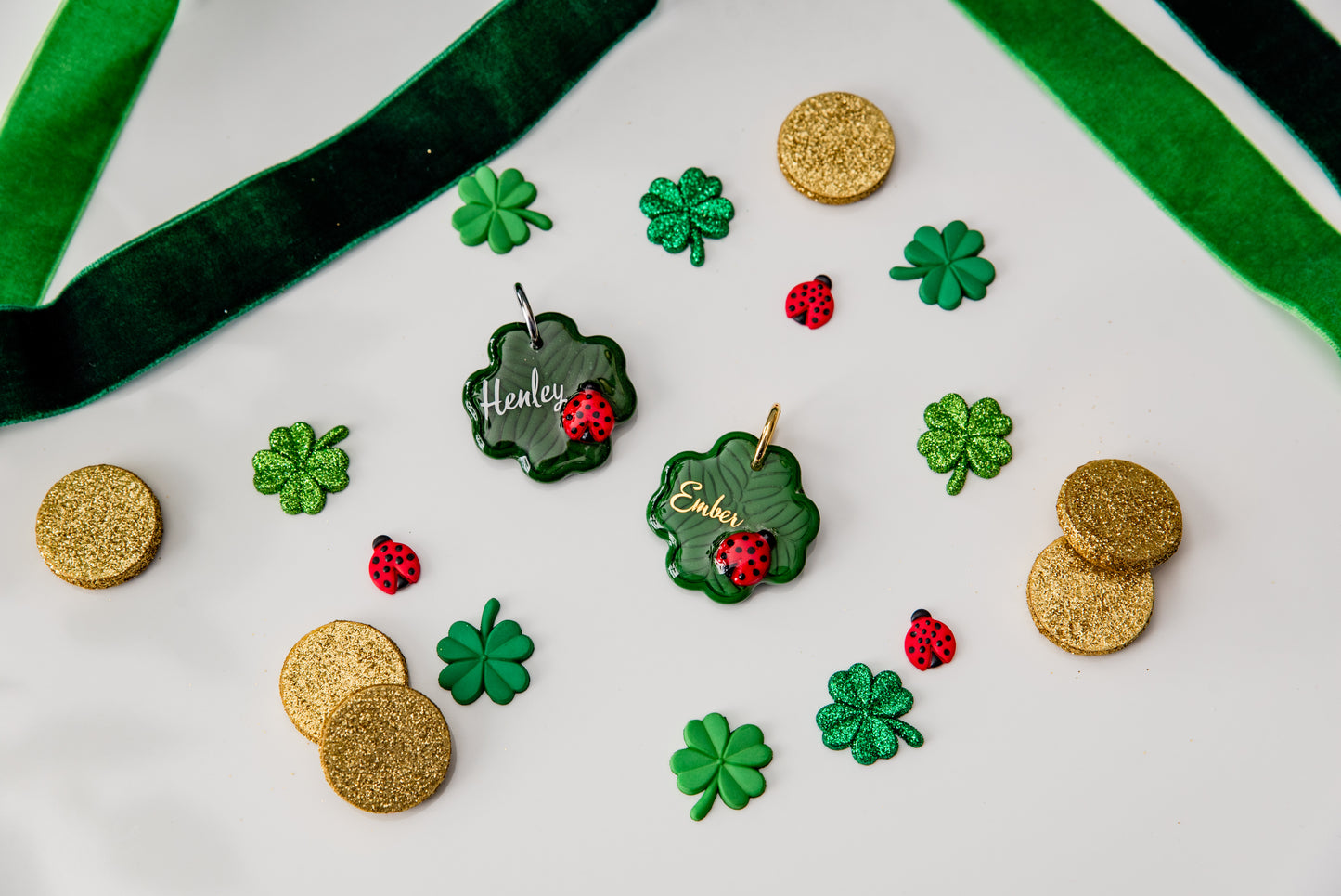 Lady Bug Shamrock