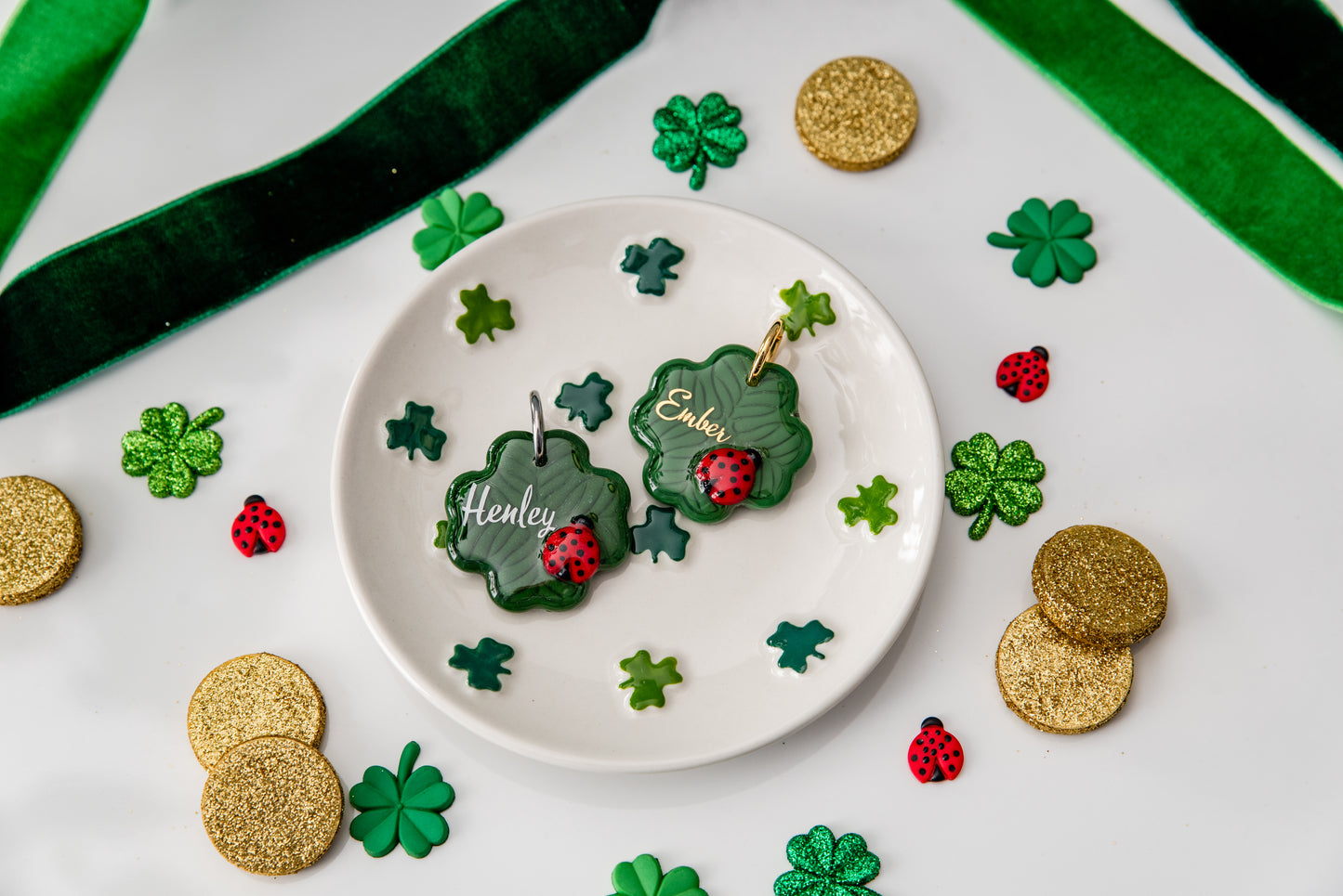Lady Bug Shamrock