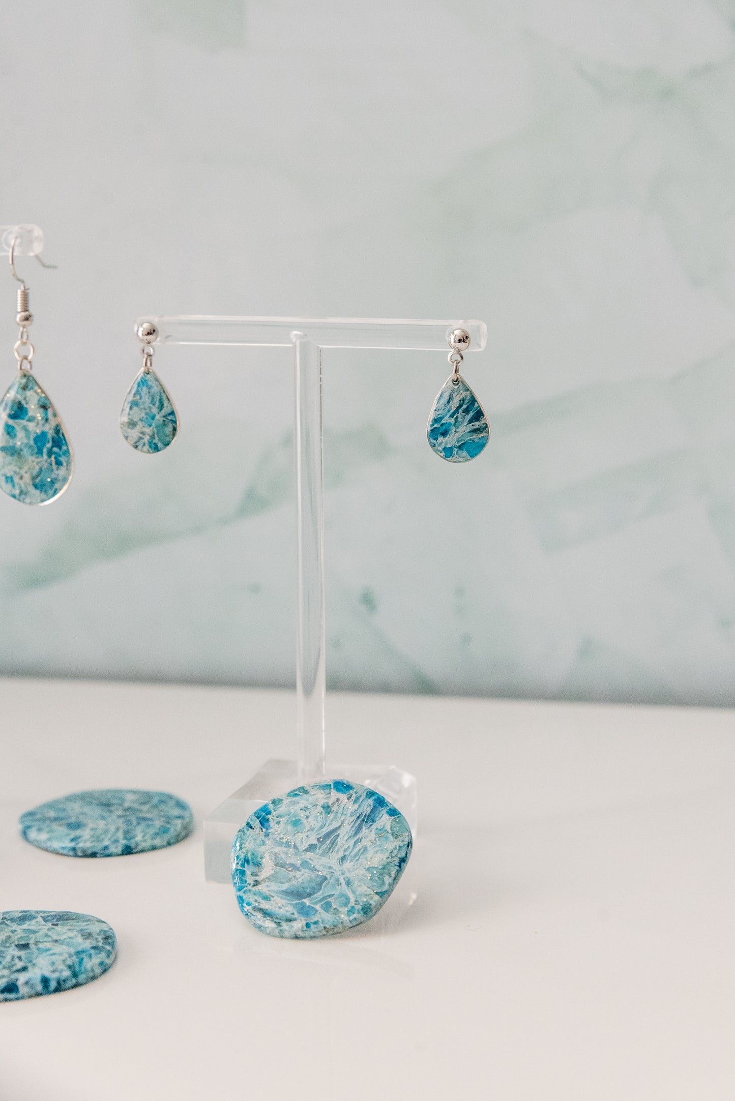 Ocean Granite Earrings