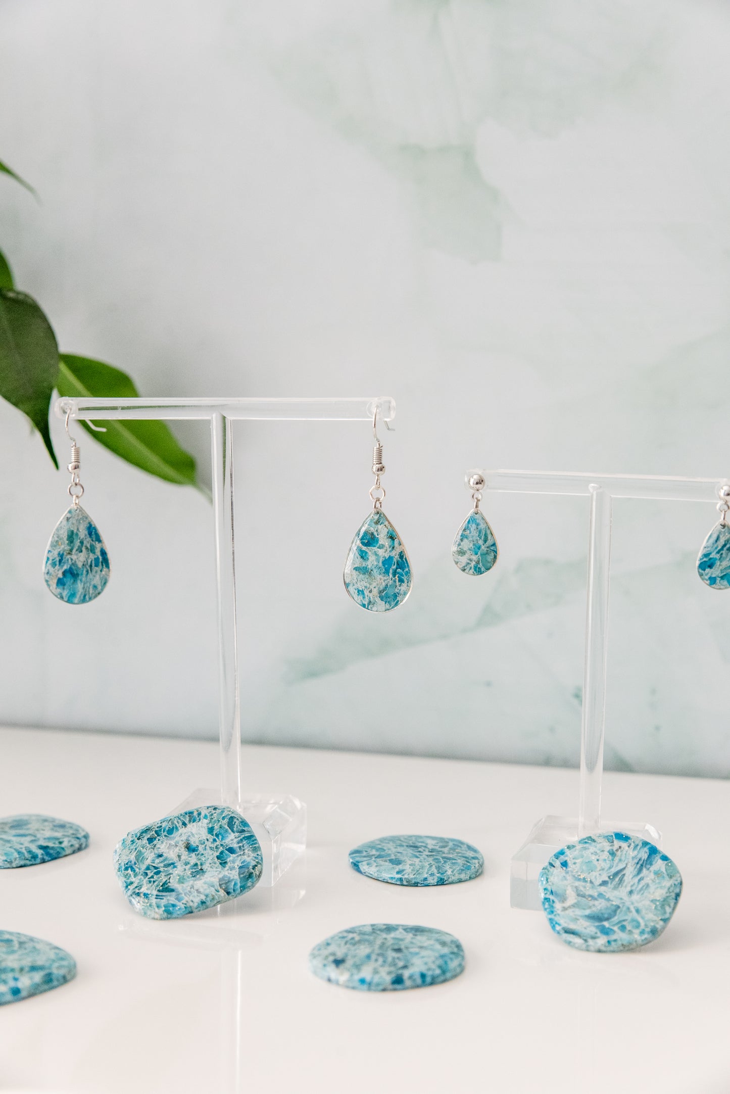 Ocean Granite Earrings