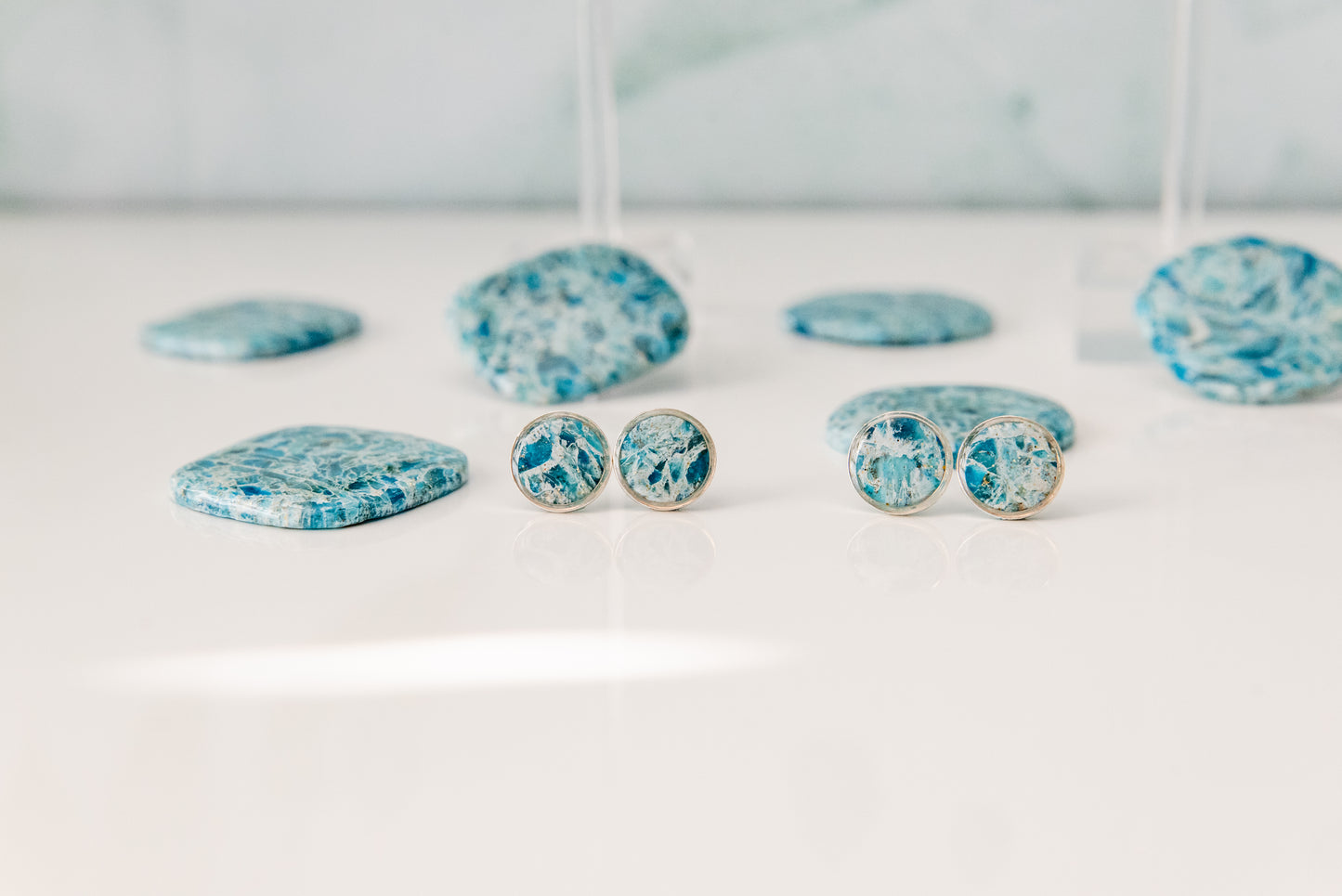 Ocean Granite Earrings