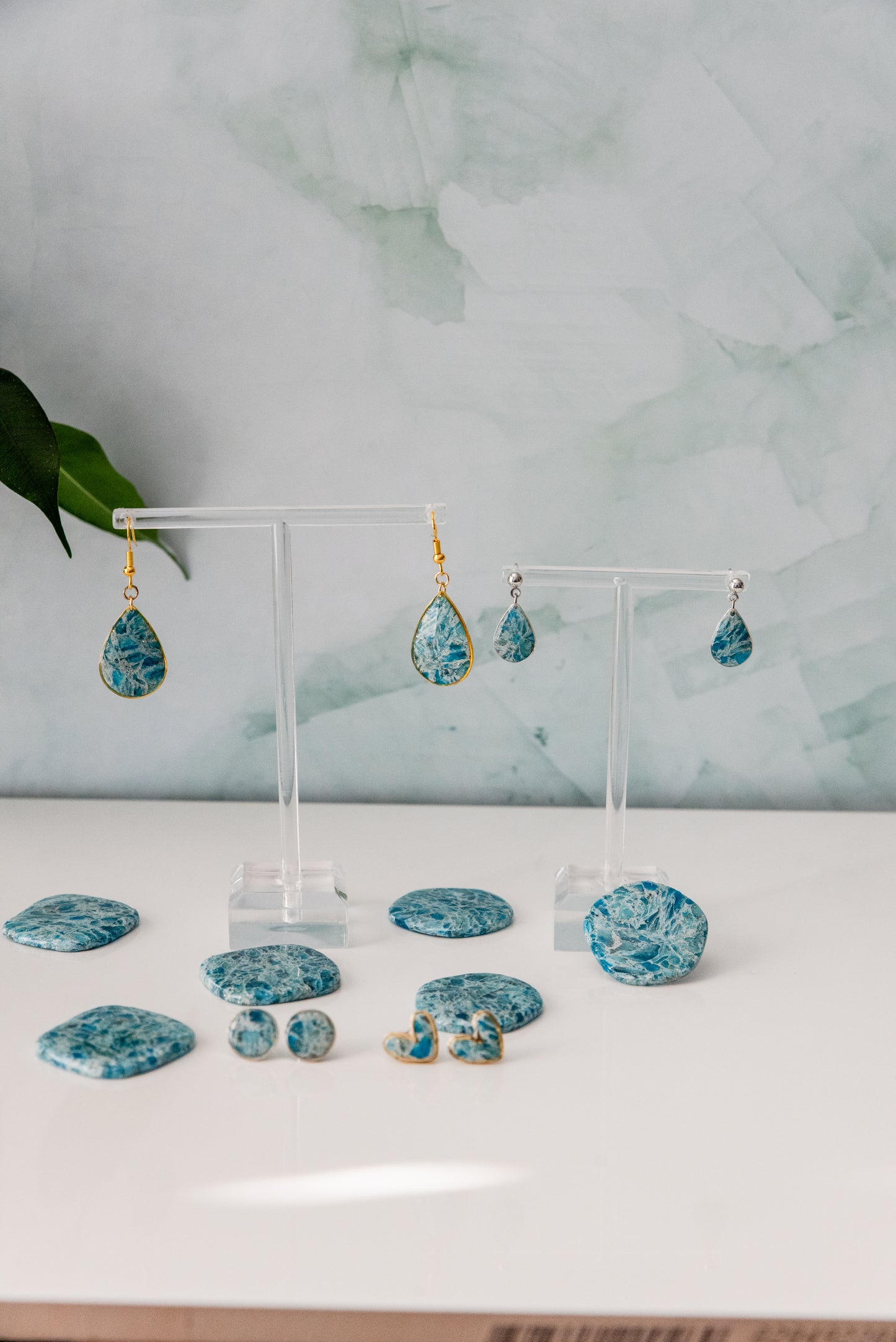 Ocean Granite Earrings
