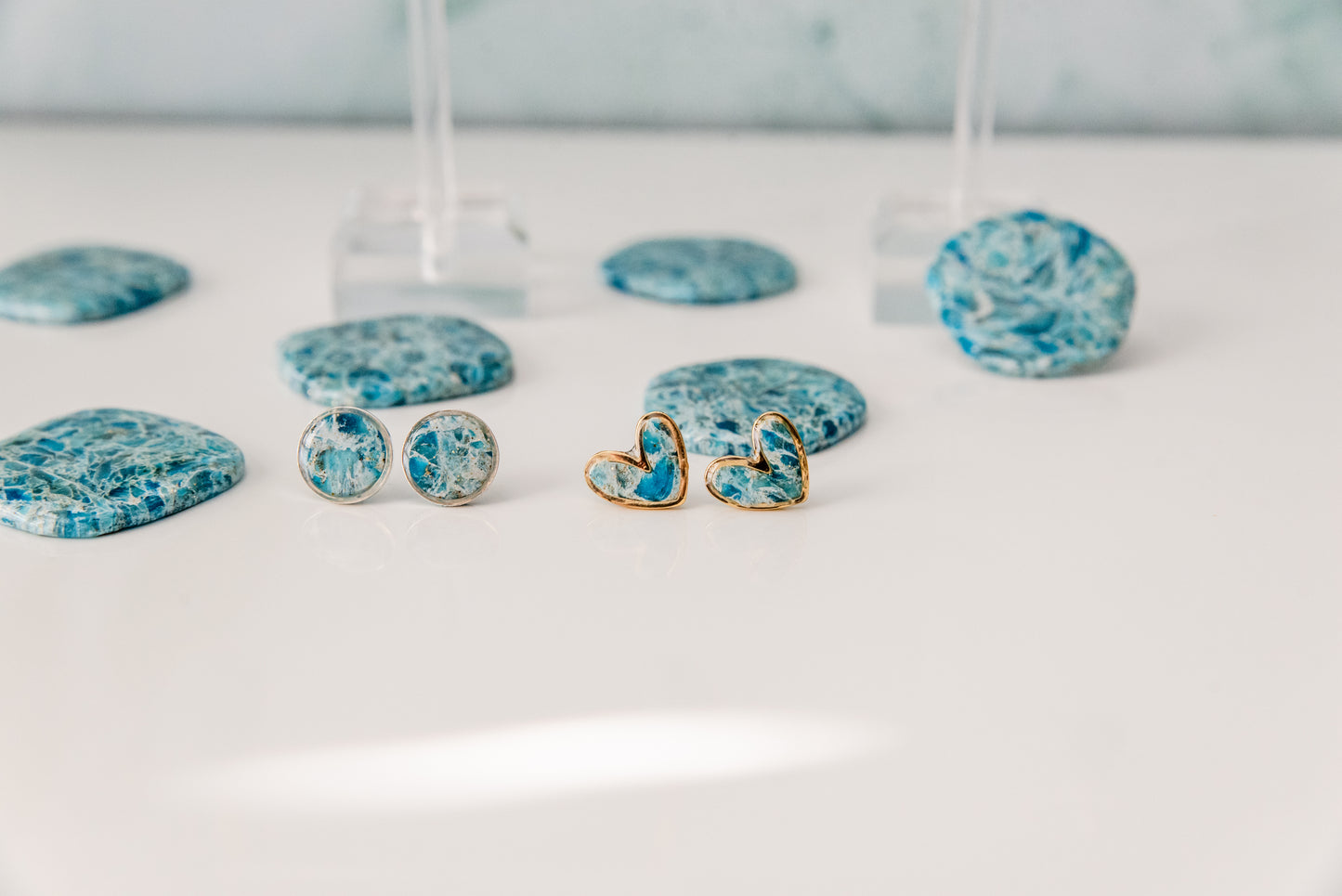 Ocean Granite Earrings