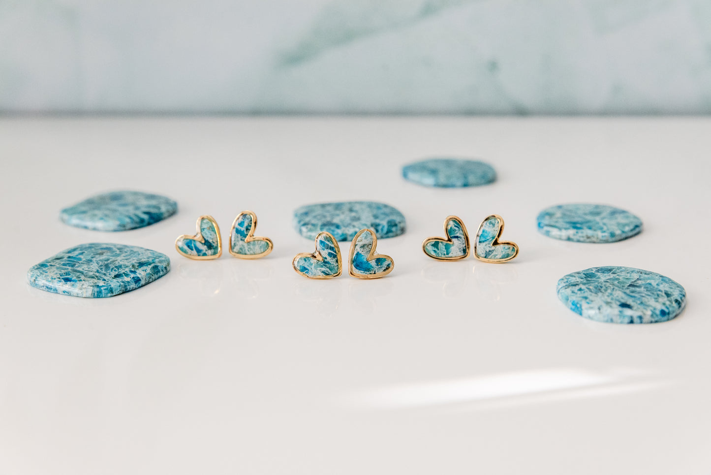 Ocean Granite Earrings