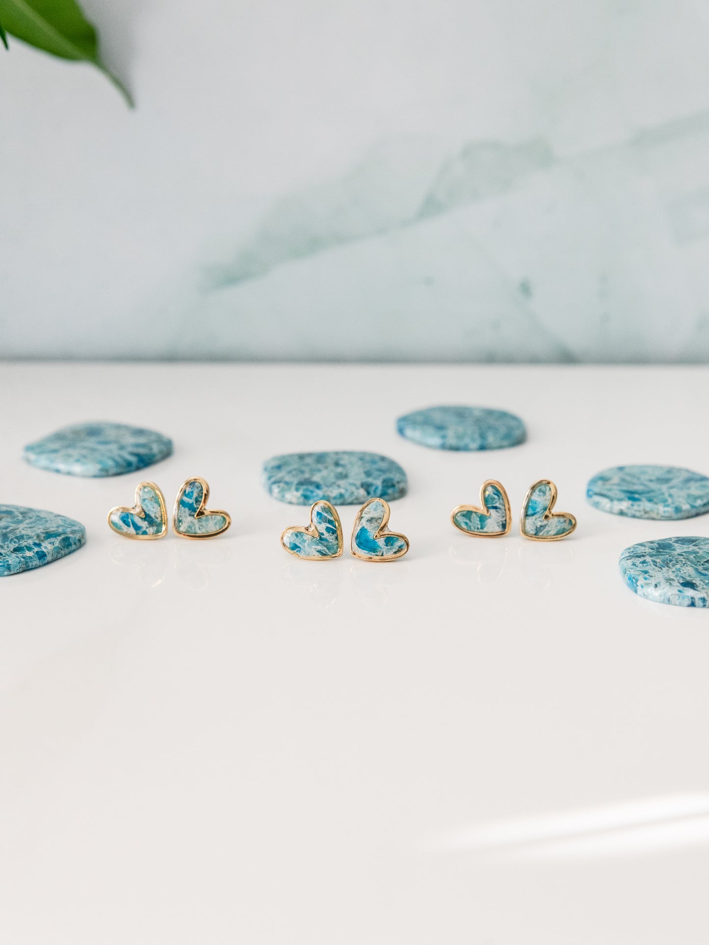 Ocean Granite Earrings