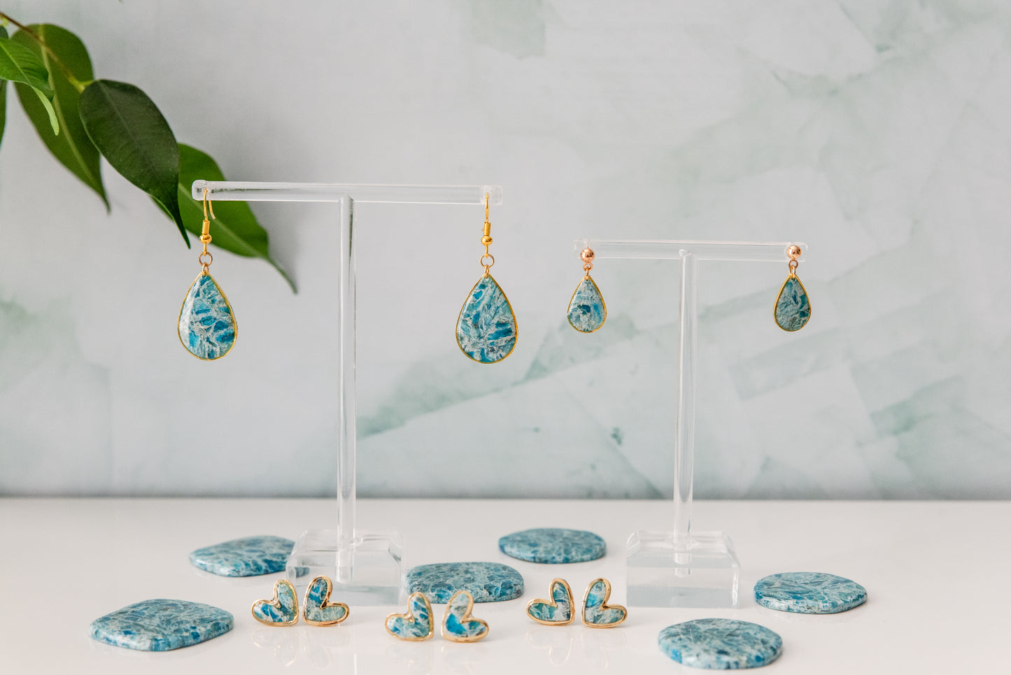 Ocean Granite Earrings