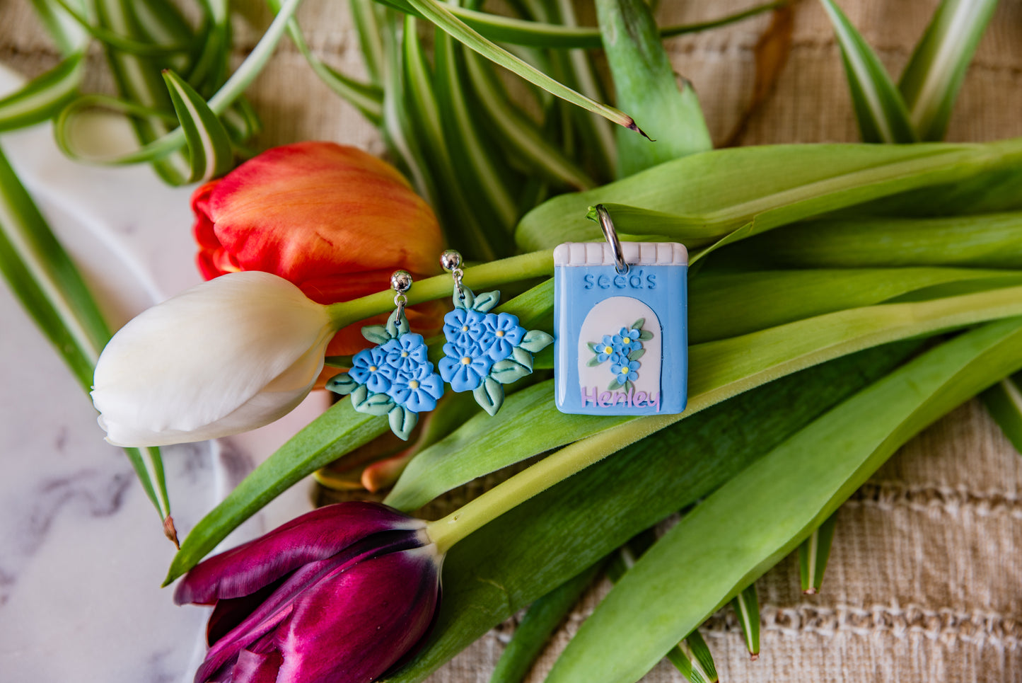 Forget Me Not Earrings