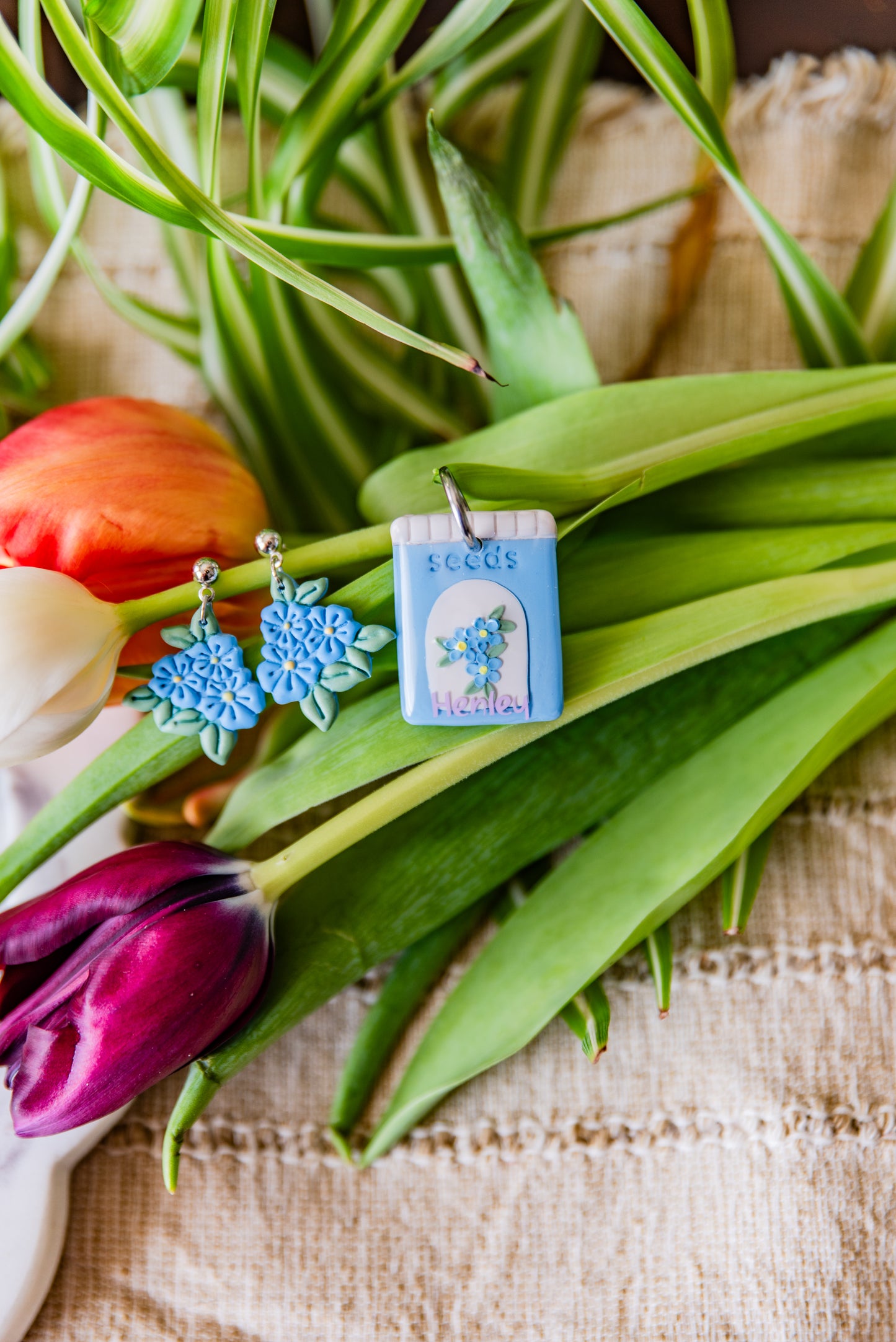 Forget Me Not Earrings