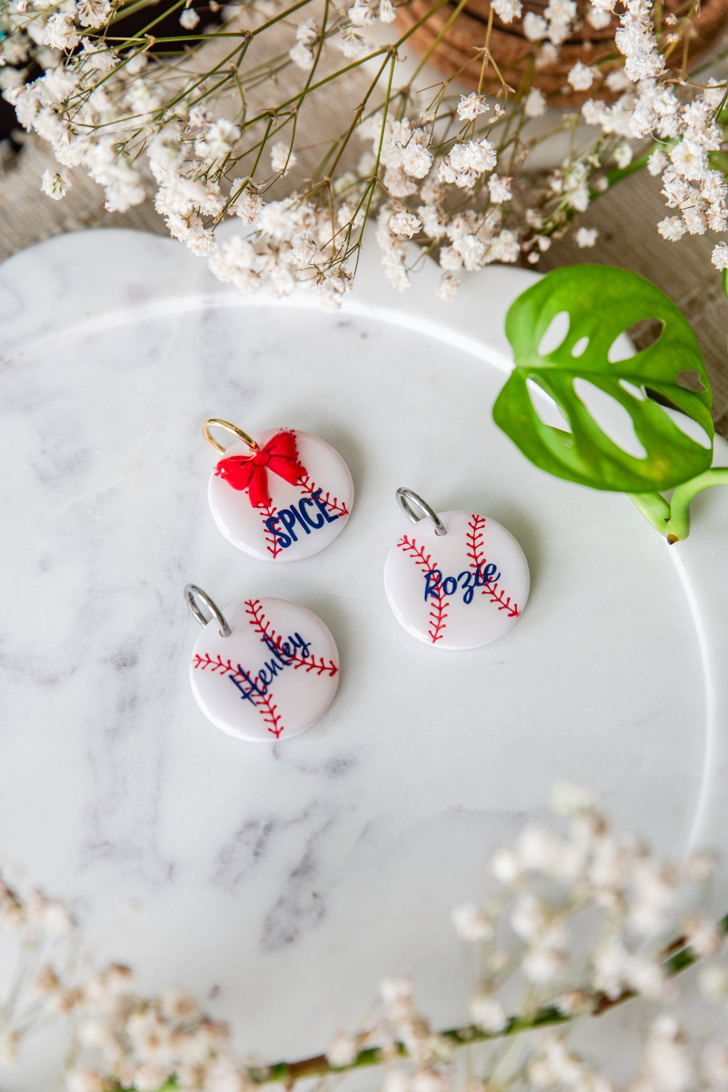 Baseball Pet Tag