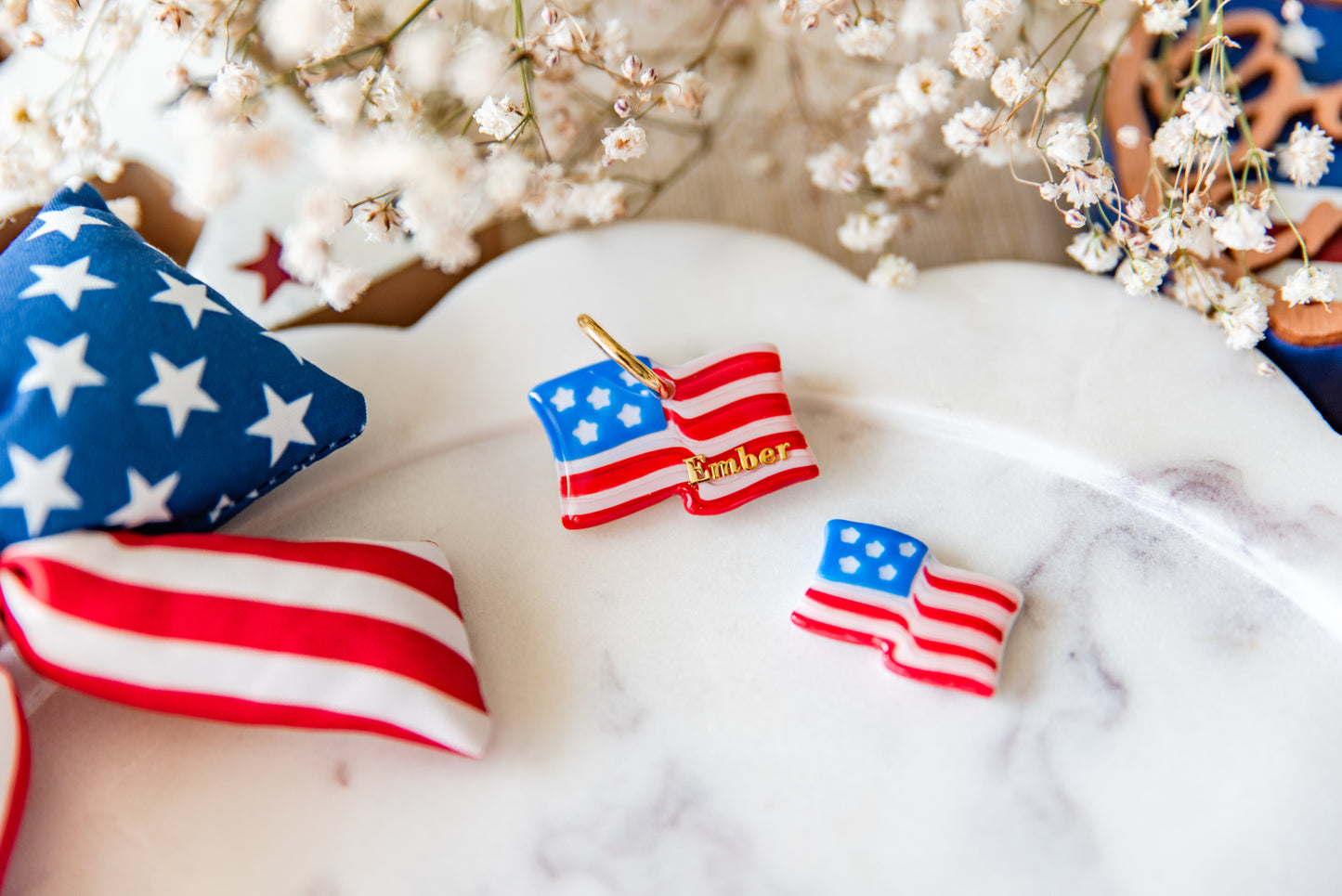 Wavy American Flag