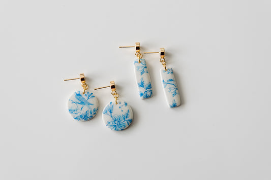 French Floral Earrings