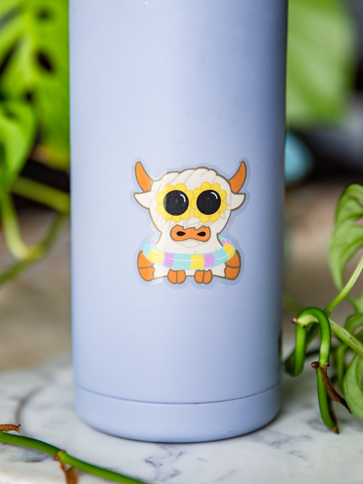 Pool Party Cow