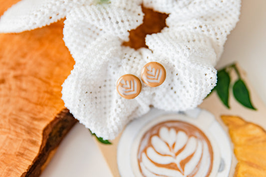 Cappuccino Studs ☕️