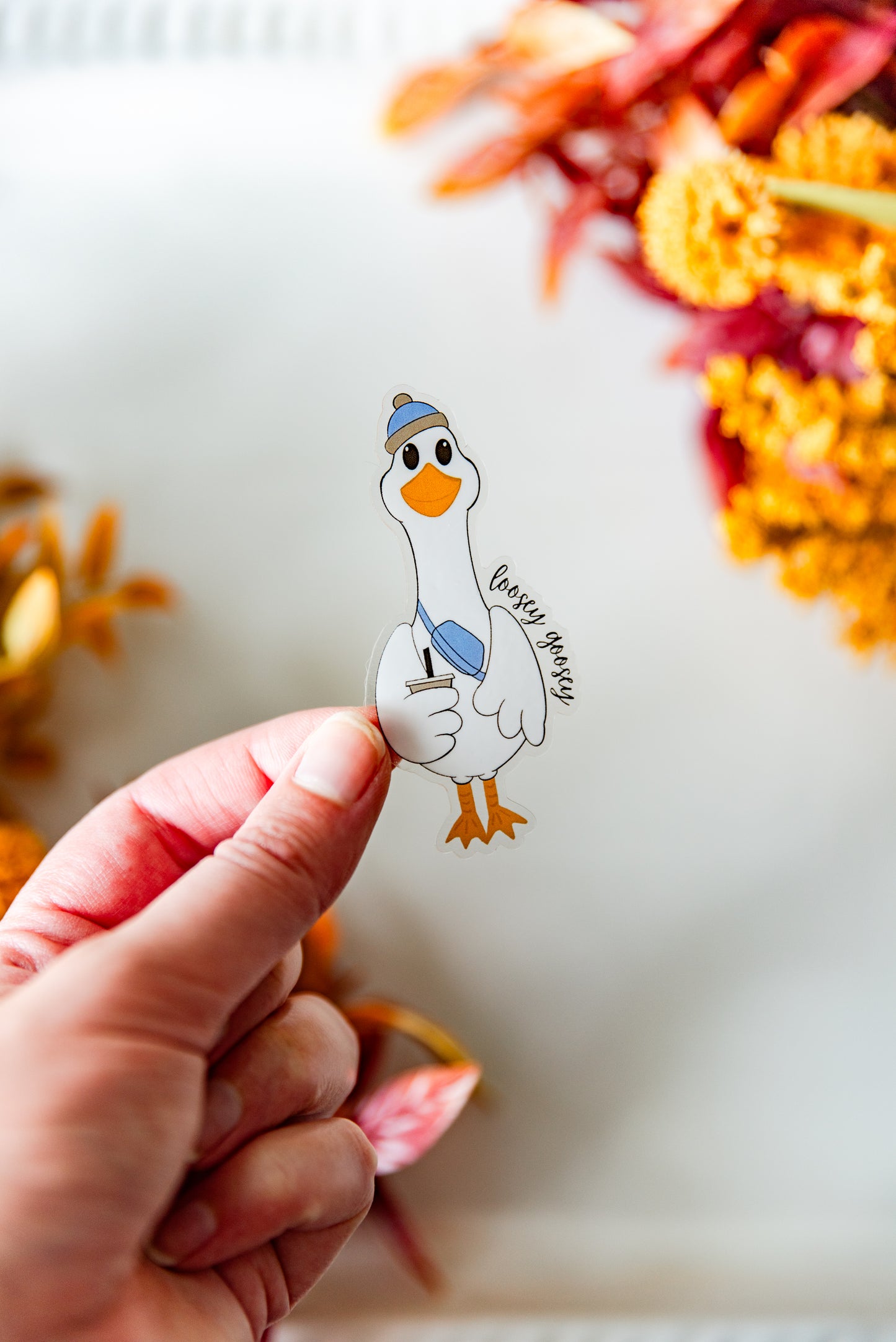 Loosey Goosey Clear Sticker