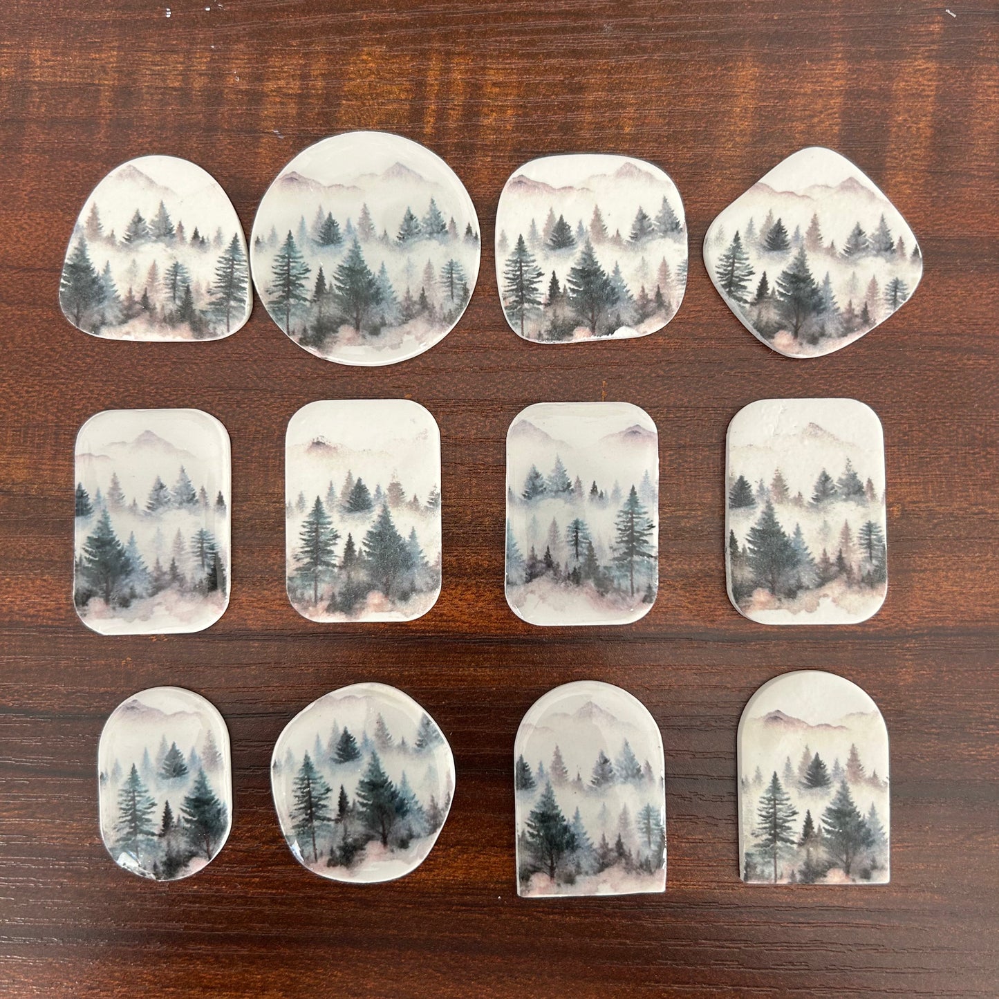 Mountain Mist Watercolor