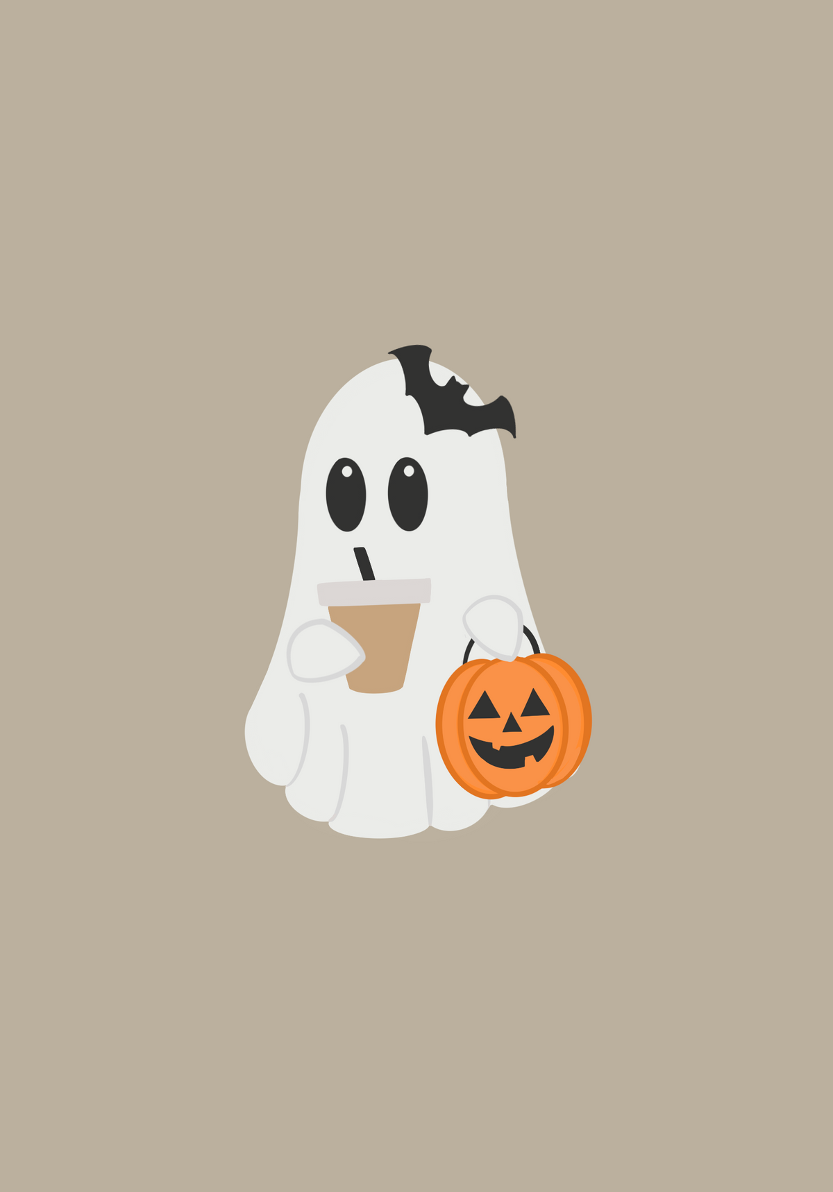Basic Boo Sticker